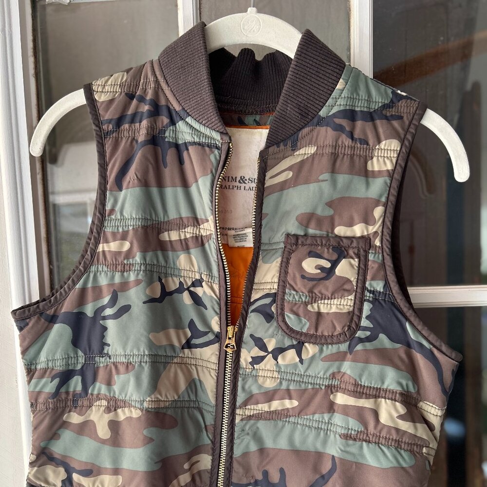 Ralph Lauren  Denim & Supply Quilted Camo Vest